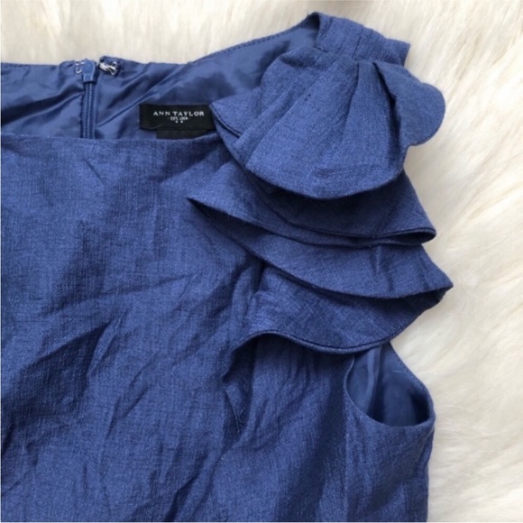 Ann Taylor Chambray Pencil Dress - Picture 2 of 8